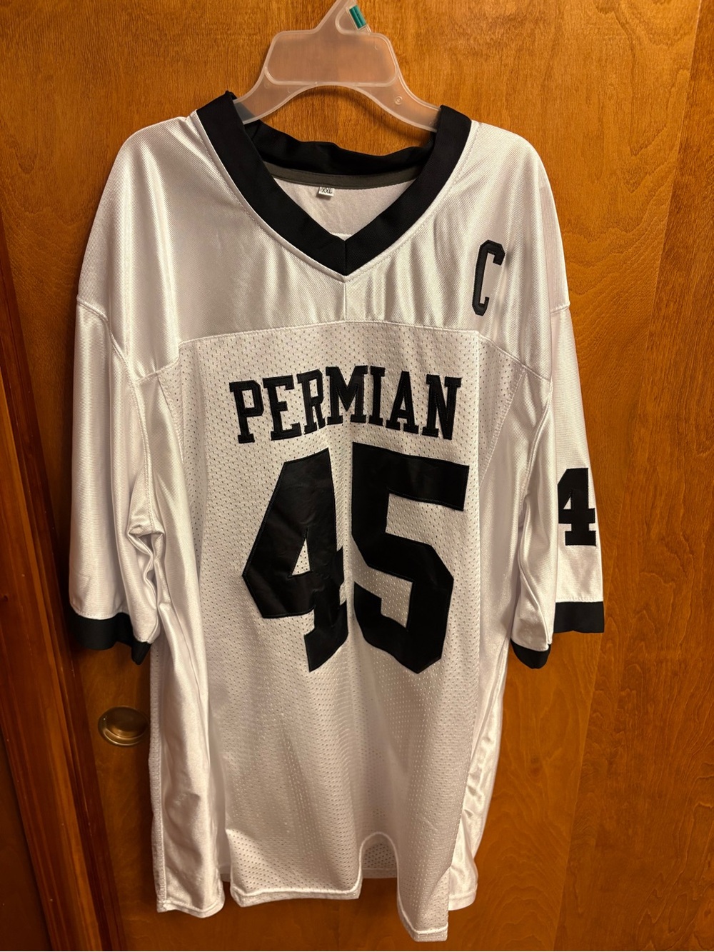 Permian 45 White & Black Men's Sports Jersey